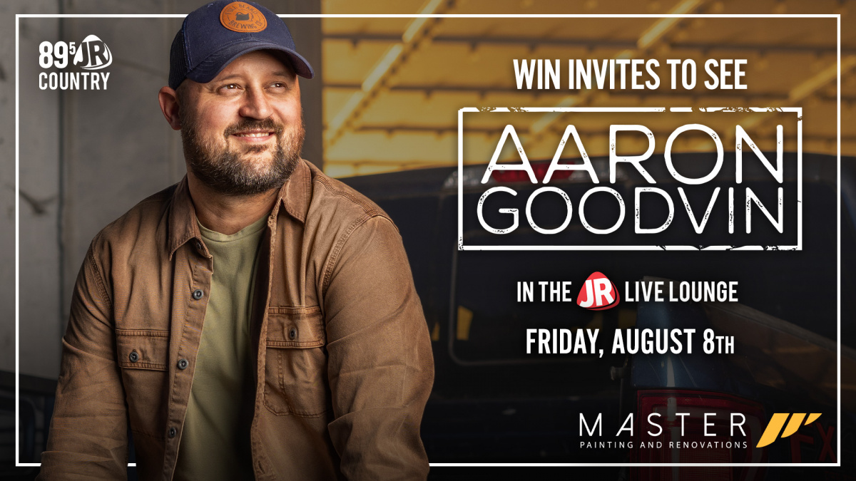 See and Meet Aaron Goodvin in the 89.5 JR Country Live Lounge